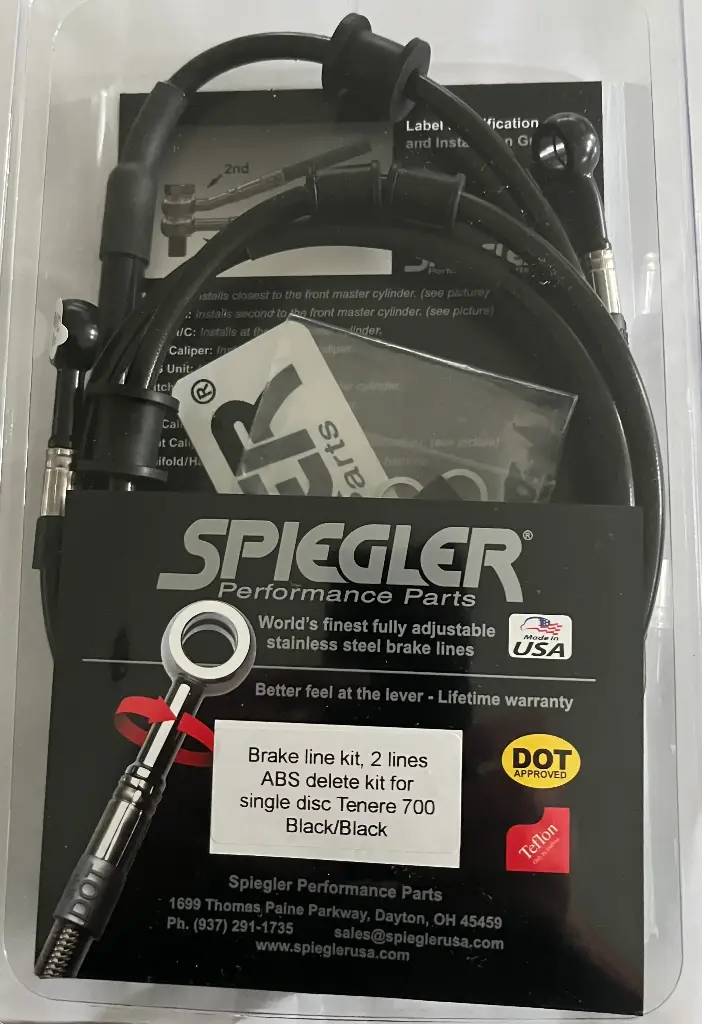Spiegler T7 Brake Lines - Rear ONLY - ABS