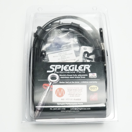 [MS-YT7-1F/R-ABS] Spiegler T7 Brake Lines - Retain Rear ABS