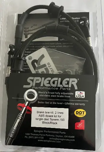 [MS-YT7-R-ABS] Spiegler T7 Brake Lines - Rear ONLY - ABS
